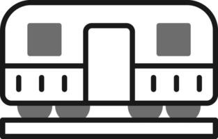 icono de vector de tren