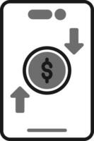 Online Money Transfer Vector Icon