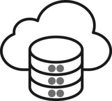 Cloud Storage Vector Icon
