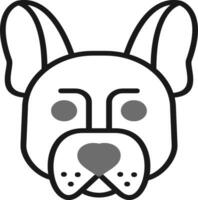 French Bulldog Vector Icon