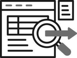 Data Query Vector Icon