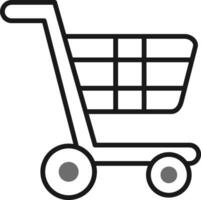 icono de vector de compras