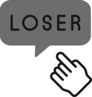 Loser Vector Icon