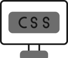 icono de vector de css