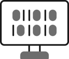 Binary Code Vector Icon