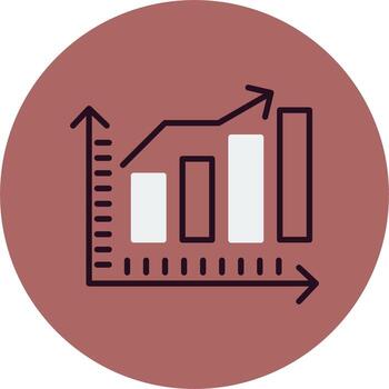 icono de vector de estadísticas