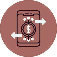 icono de vector de banca en línea
