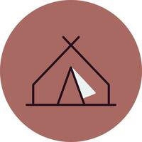 Tent Vector Icon