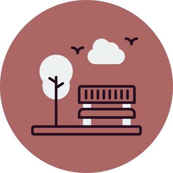 icono de vector de banco