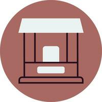 Ticket Window Vector Icon