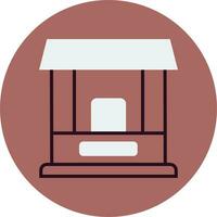 Ticket Window Vector Icon