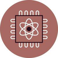 Quantum Computing Vector Icon