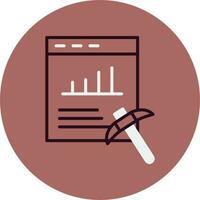 Data Mining Vector Icon