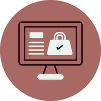 Online Shopping Vector Icon