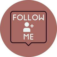 Follow Me Vector Icon