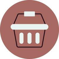 Shopping Basket Vector Icon