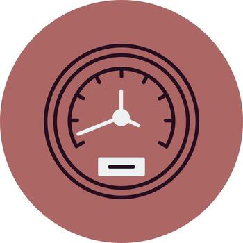 icono de vector de velocímetro
