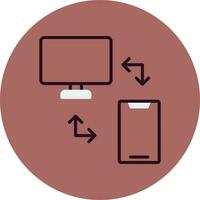 File Transfer Vector Icon