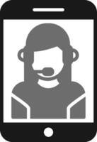 Customer Service Agent Vector Icon