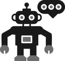 chatbot vector icono