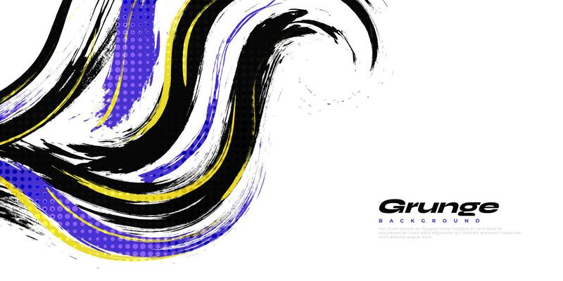 Abstract Grunge Brush Background with Sporty Style and Halftone Effect. Sport Background. Scratch and Texture Elements For Design