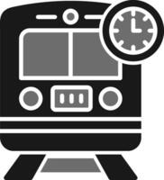 Train Times Vector Icon