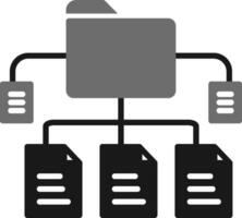 datos estructura vector icono