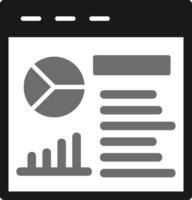 Data Monitoring Vector Icon