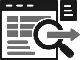 Data Query Vector Icon