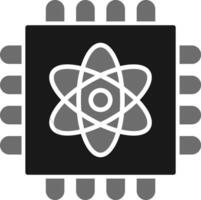 Quantum Computing Vector Icon