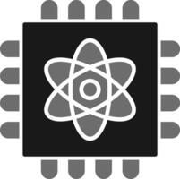 Quantum Computing Vector Icon