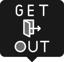 Get Out Vector Icon