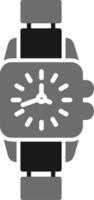 reloj, vector, icono vector