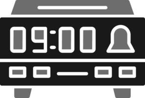 Digital Clock Vector Icon