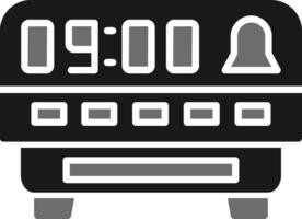 icono de vector de reloj digital