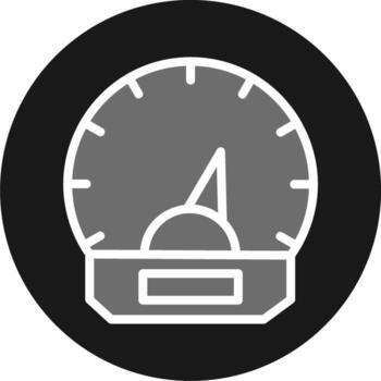 icono de vector de velocímetro