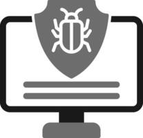 icono de vector de antivirus