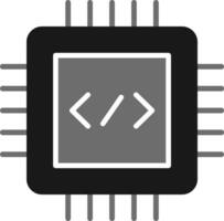 icono de vector de cpu