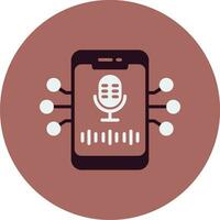 Voice Assistant Vector Icon