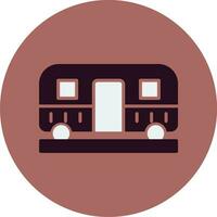 icono de vector de tren