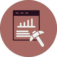 Data Mining Vector Icon