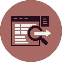 Data Query Vector Icon