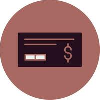 Cheque Vector Icon