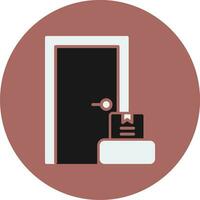 Door To Door Vector Icon