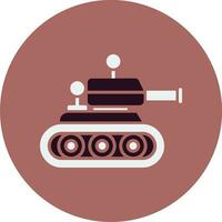 icono de vector de tanque