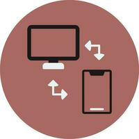 File Transfer Vector Icon