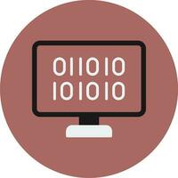 Binary Code Vector Icon