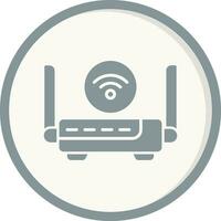 icono de vector de enrutador wifi