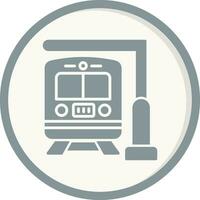 Train Station Vector Icon