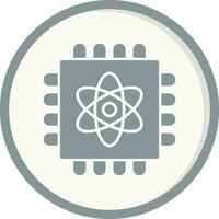 Quantum Computing Vector Icon